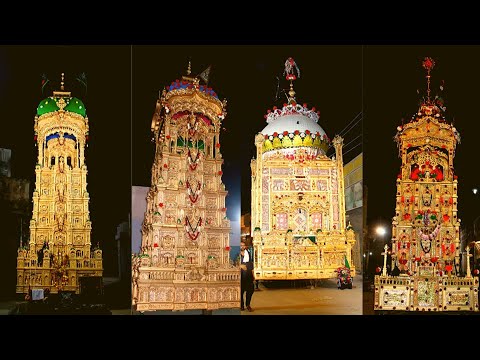 10 Di Raat | Noha | 10 Muharram | Night View | Tazia | Jhang City | 1444 | 2022 | Hussain Raza