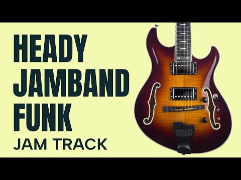 Heady Jamband Funk Guitar Backing Track Jam in A Mixolydian