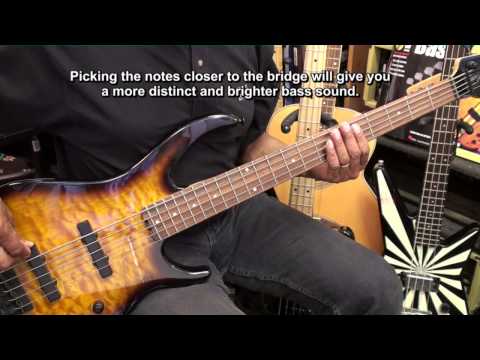 Getting Started On The 5 String Electric Bass Guitar Lesson #1 @EricBlackmonGuitar  FIRST