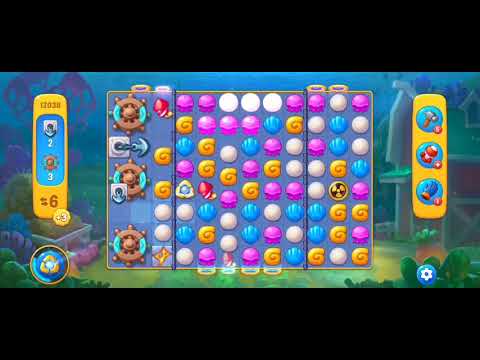 Fishdom Easy Level 12038 (with full seashell) @choraelmin