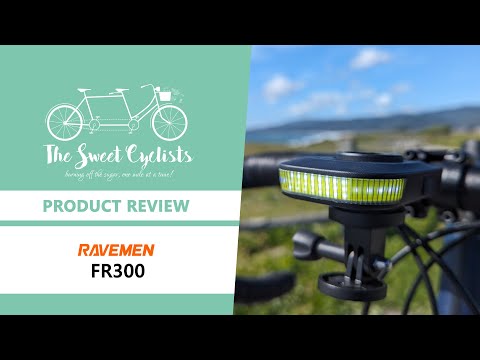 RAVEMEN FR300 Front Bike LED Light GPS Mount Review - Wahoo/Garmin + 300 Lumen + Daytime Visible