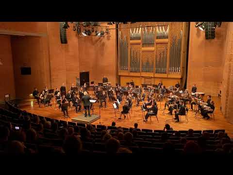 Jazmin Szurcsik (11 years old) 2. and 3. movements from Sonatina by M. Arnold with RØST Concert Band