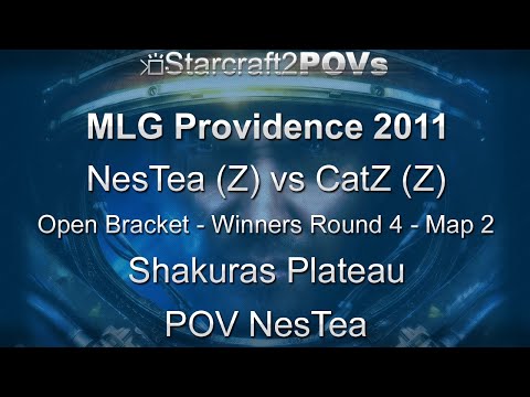 SC2 WoL - MLG Providence 2011 - NesTea vs CatZ - OB WR4 - Map 2 - Shakuras Plateau - NesTea