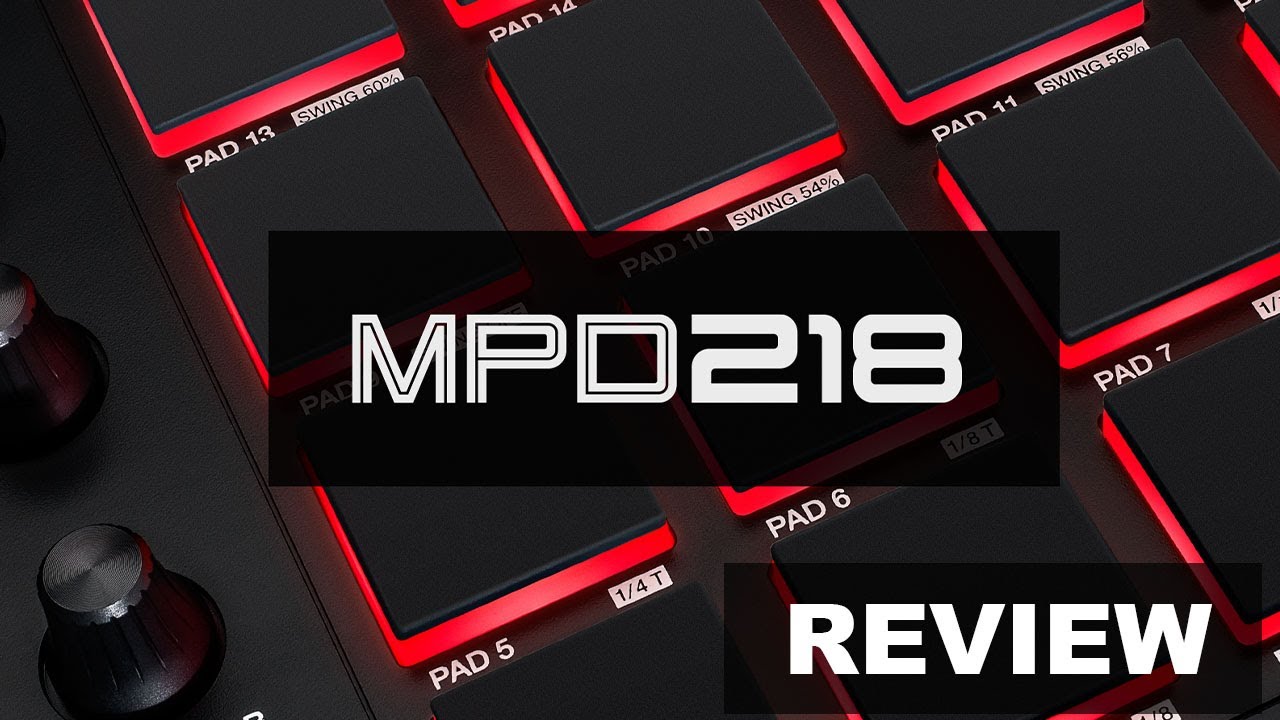 AKAI  MPD 218 REVIEW & TUTORIAL CRIANDO BEAT usando sample pack de funk, como usar mpd ou mpc basico
