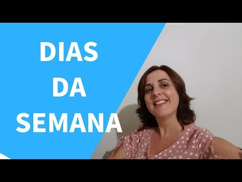 Dias da semana e meses do ano em inglês