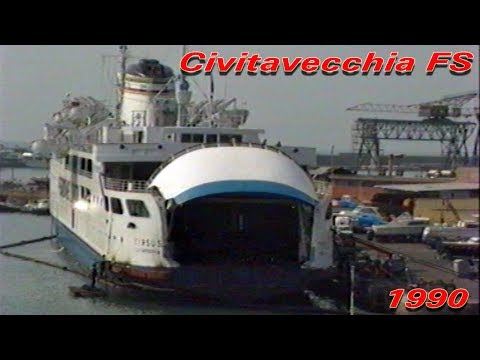Civitavecchia Stazione e Porto - 1990