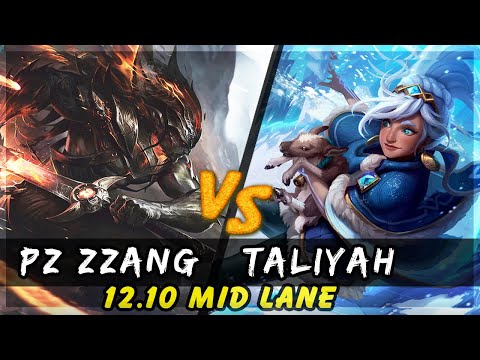 Pz Zzang - Yasuo vs Taliyah MID Patch 12.10 - Yasuo Gameplay