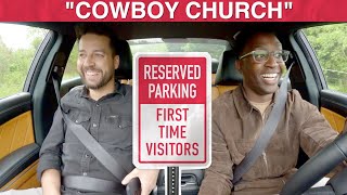 We went to Cowboy Church! John Crist and Shama Mrema are First Time Visitors