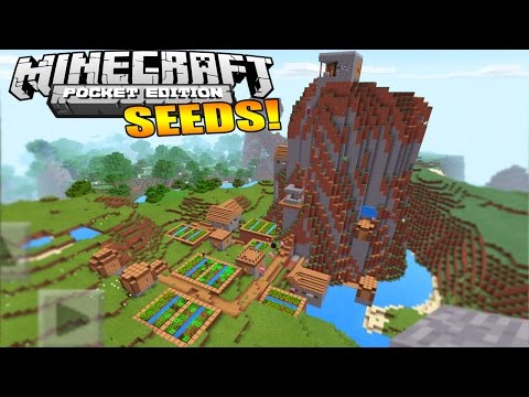 EPIC Minecraft PE Mountain Fortress Seed!!!