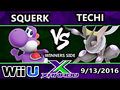 S@X 167 - Squerk (Yoshi) VS. Techei (Greninja) SSB4 Tournament - Smash Wii U - Smash 4
