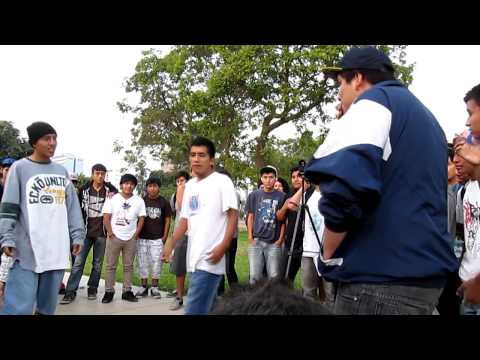 Audaz vs Stroke vs Chamako Mc - "Salao pe" - 1000 Maneras de Morir - Batallas Campo de Marte 2014
