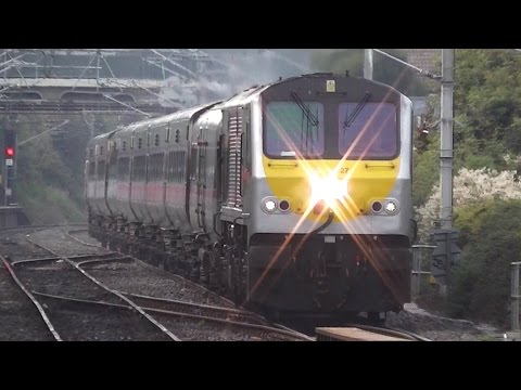 Irish Rail 201 Class Loco 227 + Enterprise Train - Howth Junction, Dublin
