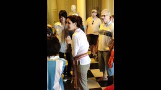 Casa Rosada tourguide sings Evita