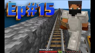 AliJay's Minecraft Adventure: Episode 15; Building a rail bridge