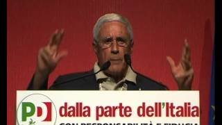 Dalla Parte dell'Italia, Intervento di Franco Marini