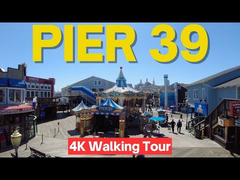 Pier 39 Walking Tour | San Francisco's Iconic Waterfront | 4K 60FPS DJI Osmo Pocket 2