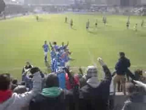 Celebració gol de Pere Milla   Lleida 1 Betis 2