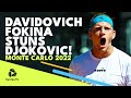 STUNNING Alejandro Davidovich Fokina Tennis To Defeat Djokovic in Monte Carlo! ?