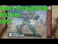 Flame Toys Devestator Build Time Lapse