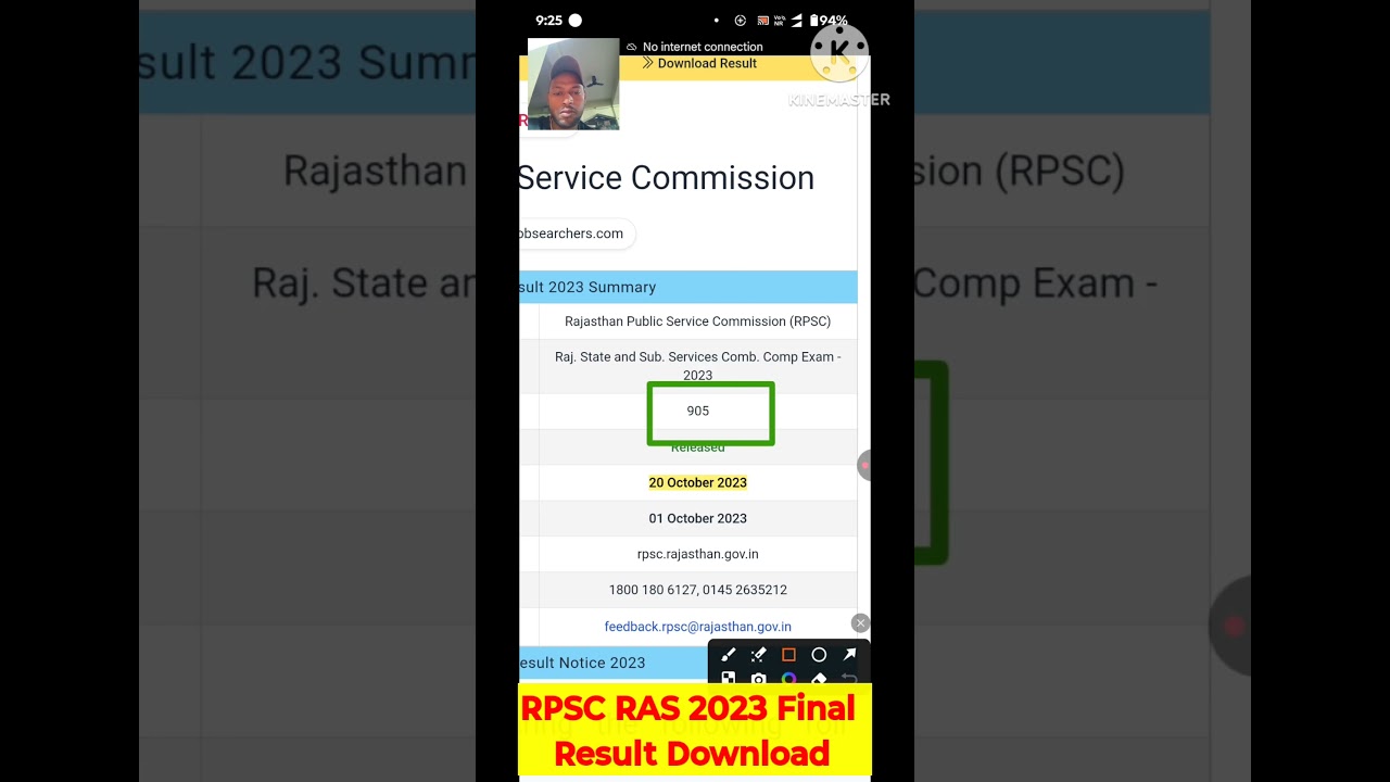 RPSC RAS 2023 Final Result OUT 🔥 | Direct Link to Download | RAS Result 2025 Update