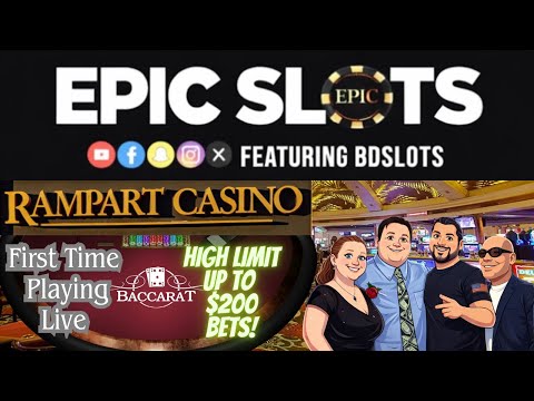 My First Filmed Baccarat Session EVER! Up to $200 HIGH LIMIT BETS! #casino #baccarat #money