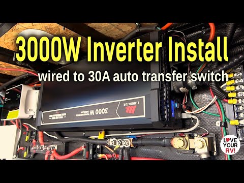 3000W Inverter Installation w/ 30A Auto Transfer Switch - Motomaster Eliminator PSW & Go Power TS-30