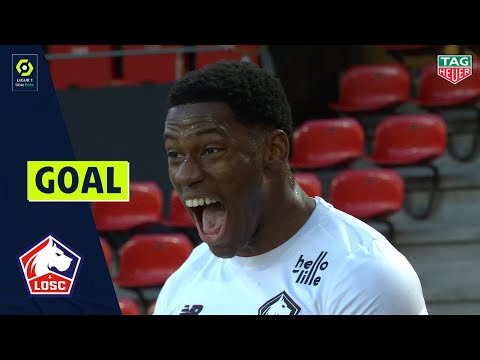 Goal Jonathan Christian DAVID (16' - LOSC LILLE) STADE RENNAIS FC - LOSC LILLE (0-1) 20/21