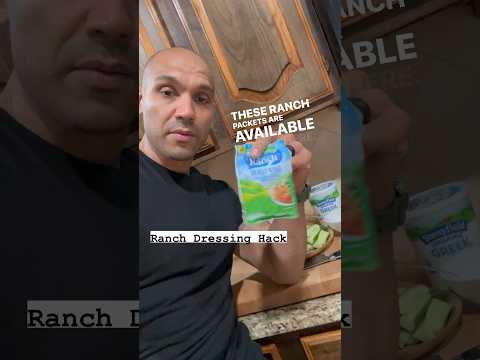 Ranch Dressing Hack - to cut back on calories
