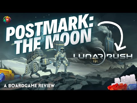 Let's Go to the MOON!! A New Favorite?  | LUNAR RUSH Board Game Review