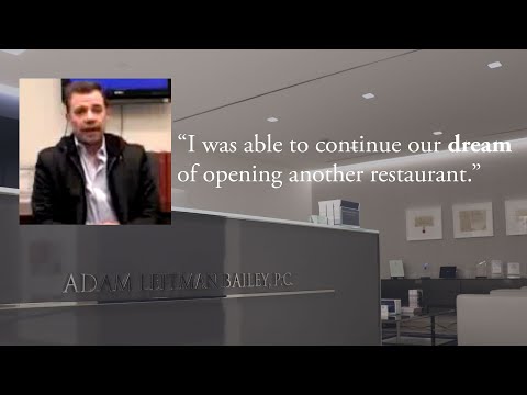 “I was able to continue our dream of opening another restaurant.” -D.A. testimonial video thumbnail