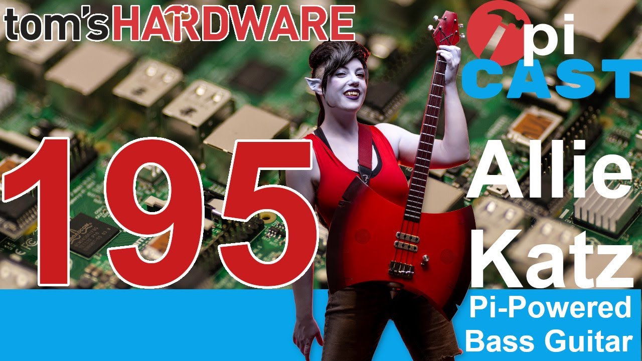 The Pi Cast (11/12) Allie Katz's Pi-Powered Bass Guitar - YouTube