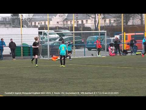 D-Jugend: VSC Reichenbach II - VfB Auerbach II 3:7 (3:4), 2. Runde Kreispokal 2015 am 21.03.2015