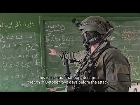 WATCH: IDF soldiers discover Hamas tunnel shaft in the middle of school