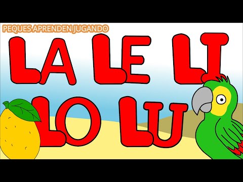LA LE LI LO LU   Video para aprender a leer las sílabas LA LE LI LO LU de Peques Aprenden Jugando