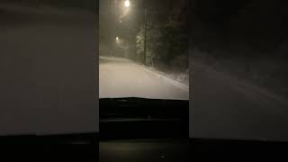 Driving in Vancouver snow #snowdrifting #vancouver #snowfall