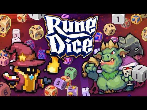 FLICK DICE INTO EACH OTHER AND COMBINE THEM TO MAKE DAMAGE! - RUNE DICE