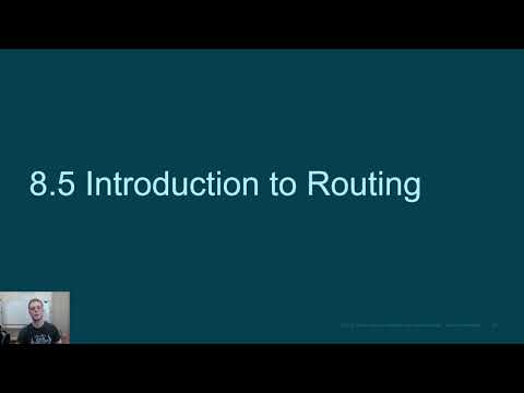 Cisco CCNA 1 Introduction to Networks v7 Module 8 Section 8.4 - Host Routing