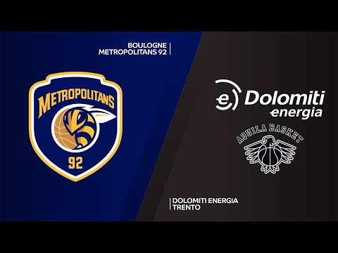 Boulogne Metropolitans 92 - Dolomiti Energia Trento Highlights | 7DAYS EuroCup, T16 Round 3