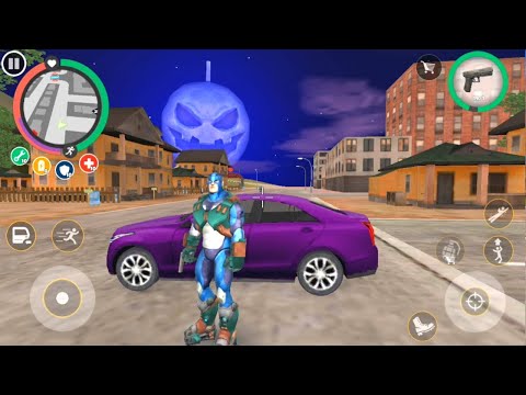 Rope hero vice town game | New mission army camp with transformer car & bike | Games on HD gameplay