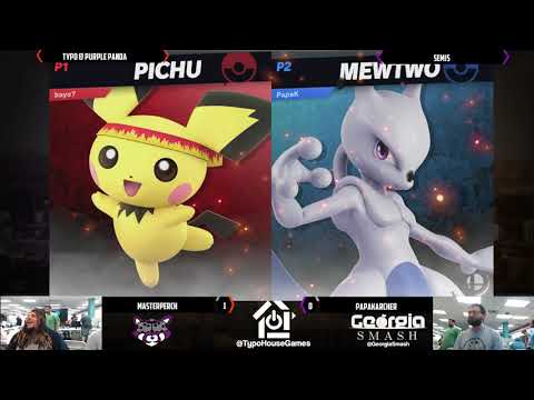 Panda Smash Monday 10/21/19 - MasterPerch(Sheik/Pichu) VS PapaKarcher(Mewtwo)-  Semi Finals