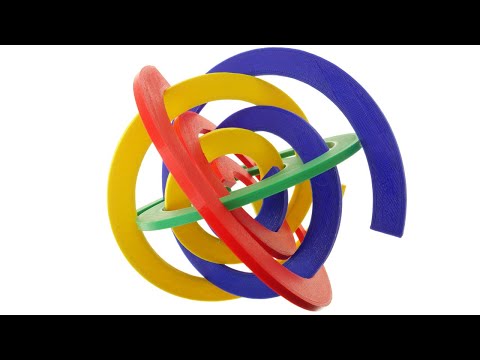 Four Interlocking Spirals - Can you print and assemble it yourself?