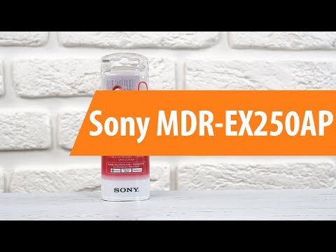 Наушники Sony MDR-EX250AP белый - Видео