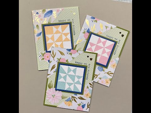 Mystery Quilt Block Thursday Split Ohio Star Card