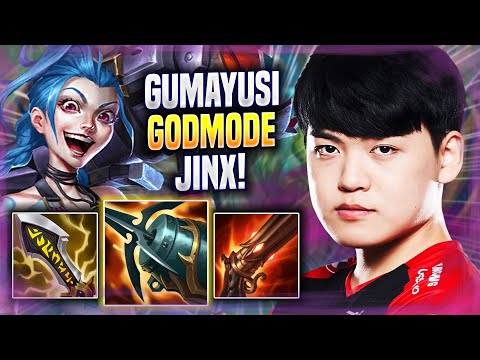 GUMAYUSI LITERALLY GOD MODE WITH JINX! - T1 Gumayusi Plays Jinx ADC vs Xayah! | Season 2022