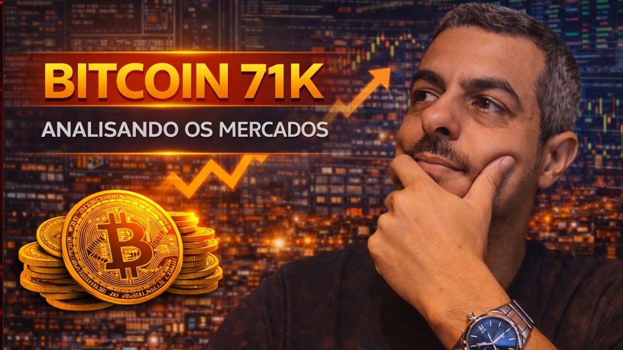 Bitcoin AGORA 71k -  Sexta Feira  - Analisando os Mercados -  Bitcoin Altcoins