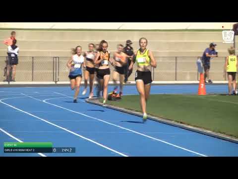 U16 Girls 800m Heat 2: 2021 State Combined Events Championships // LAVicTV