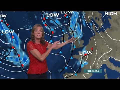 Louise Lear Early BBC Weather 2017 08 14
