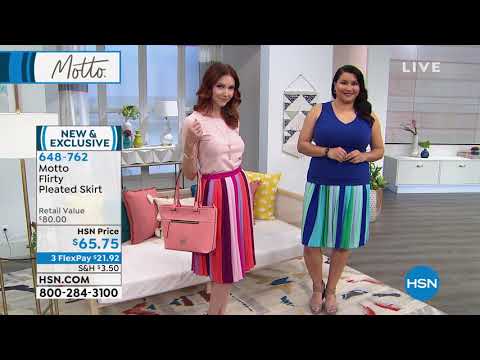 HSN | MOTTO Fashions 05.09.2019 - 06 AM