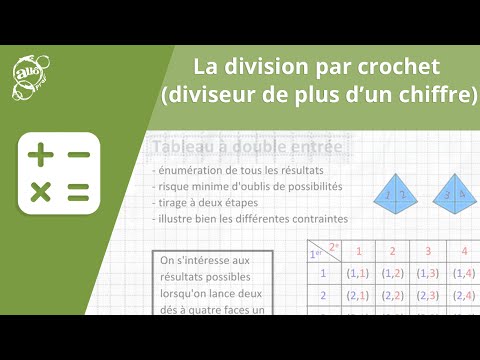 comment poser division 2 chiffres