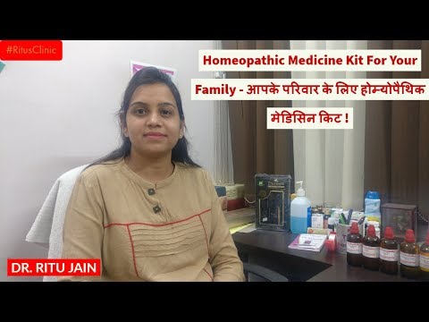 Homeopathy medicine-first aid kit